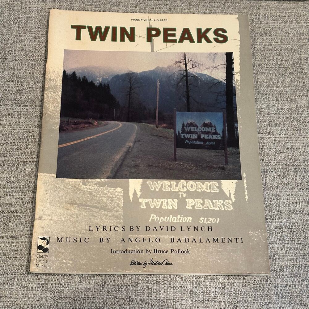 Laura Palmer's Theme-Love From Twin Peaks Sheet Music (1990 Cherry Lane Music)